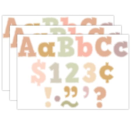 Teacher Created Resources Terrazzo Tones 4in. Bold Block Letters Combo Pack, 690PK 7233